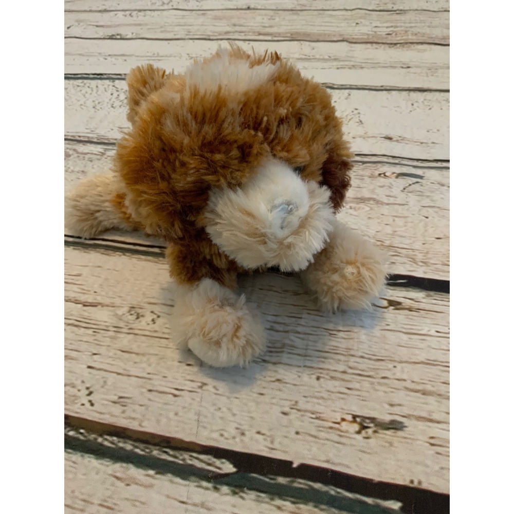 Douglas Cuddle Toys‎ Brown White Puppy Dog Plush Buttercup Animal Collar Floppy